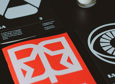 A teal magazine cover design mockup, photography